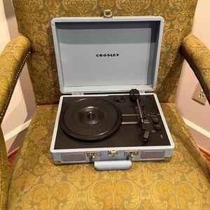 Crosley Blue Portable Turntable
